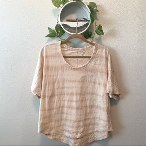 ATHLETA~ORGANIC DAILY TIE DYE COMMUTE TEE~SMALL